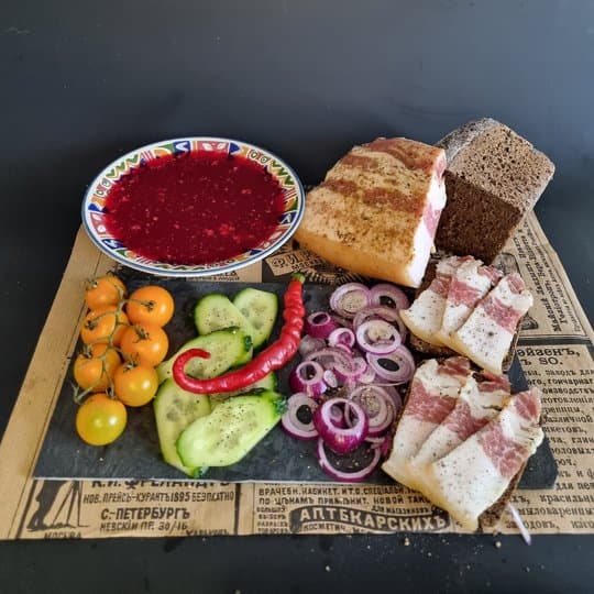 Грудинка слабосоленая